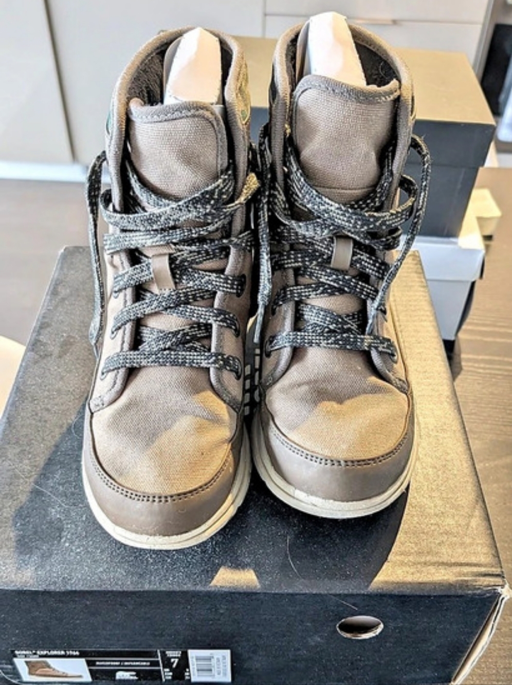 Sorel 1964 SOREL Explorer Boots Brown & Green US 7